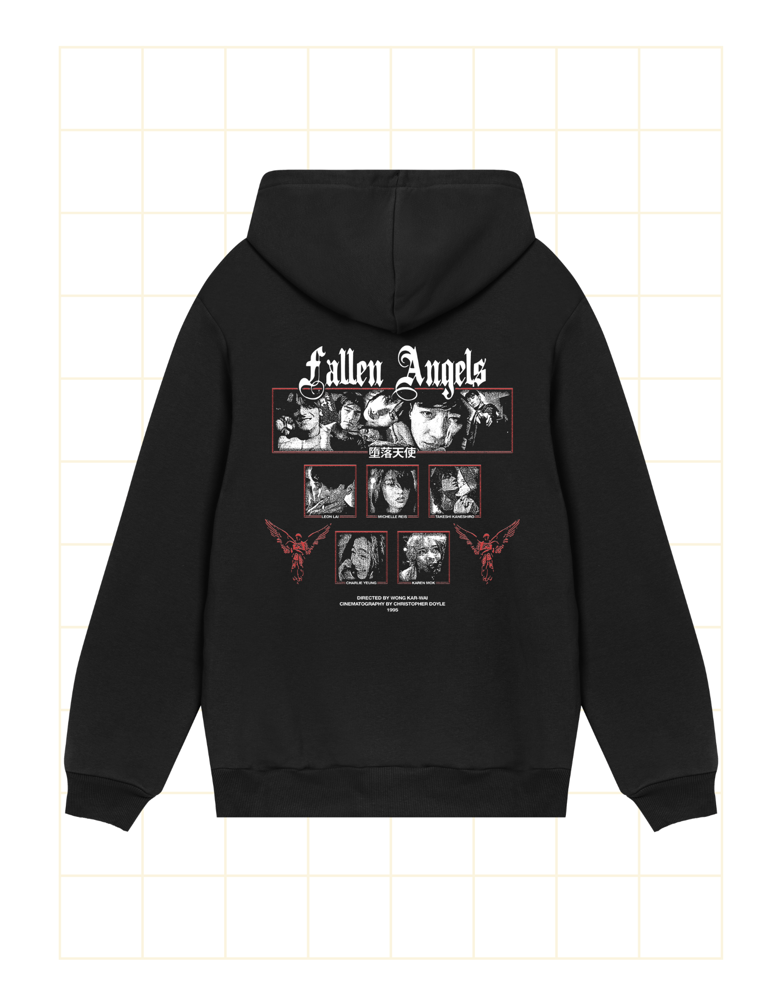 FALLEN ANGELS HOODIE - LOST SOULS - 1995 – WKW Club